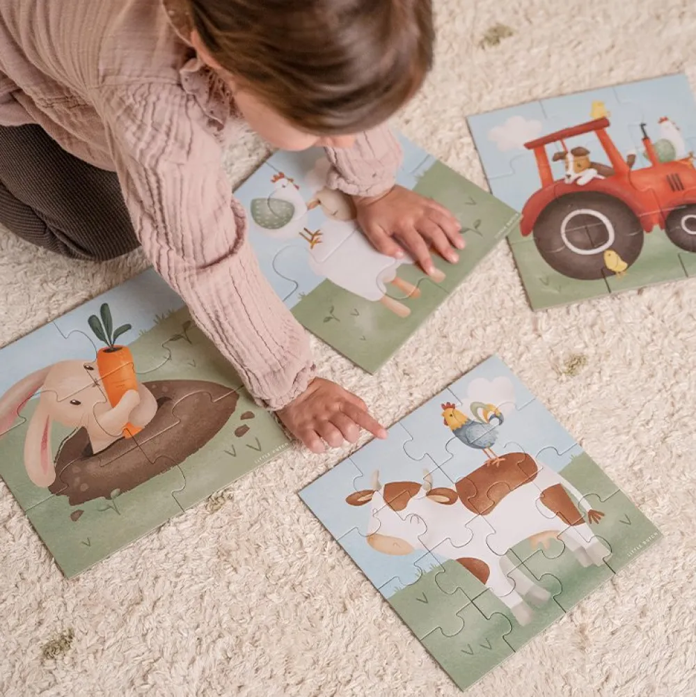 Little Dutch 4 in 1 puzzel Little Farm