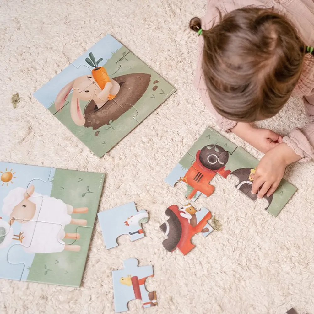Little Dutch 4 in 1 puzzel Little Farm