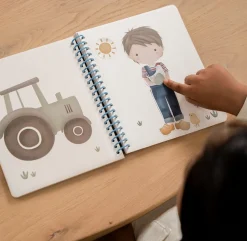 Little Dutch Aankleed- en stickerboek Jim & Friends