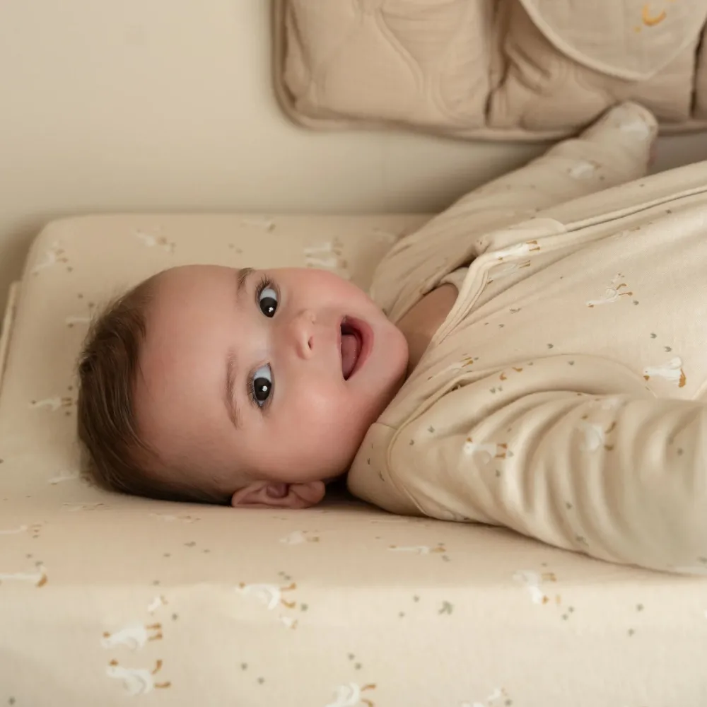 Little Dutch Aankleedkussenhoes - Beige - Newborn Naturals - Little Goose