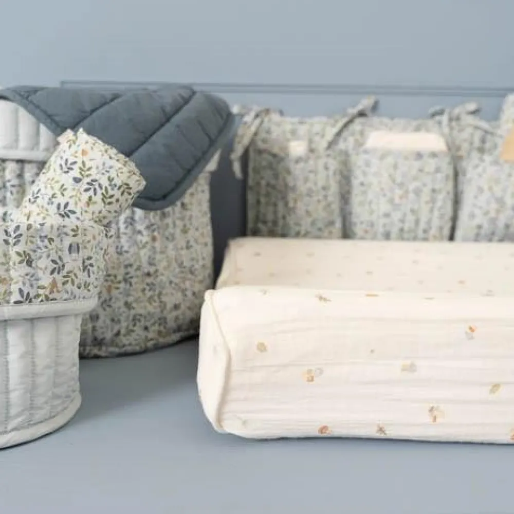 Little Dutch Aankleedkussenhoes - Wit - Forest Friends - Forest Treasures