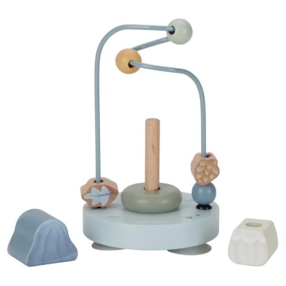 Little Dutch Activiteiten spiraal - Blauw - Forest Friends