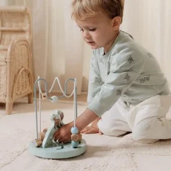 Little Dutch Activiteiten spiraal - Blauw - Forest Friends