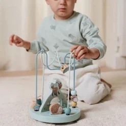 Little Dutch Activiteiten spiraal - Blauw - Forest Friends