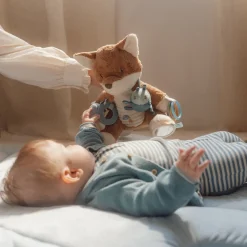 Little Dutch Activiteitenknuffel Vos - Blauw - Forest Friends