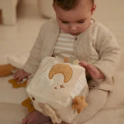 Little Dutch Activiteitenkubus - Beige - Newborn Naturals