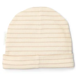 Little Dutch Babymutsje - Beige - Newborn Naturals - Stripe