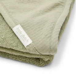 Little Dutch Badcape - Groen - 100 x 100 - Little Farm