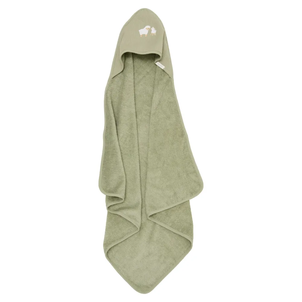 Little Dutch Badcape - Groen - 100 x 100 - Little Farm