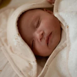 Little Dutch Badcape - Wit - 75 x 75 - Newborn Naturals - Little Goose