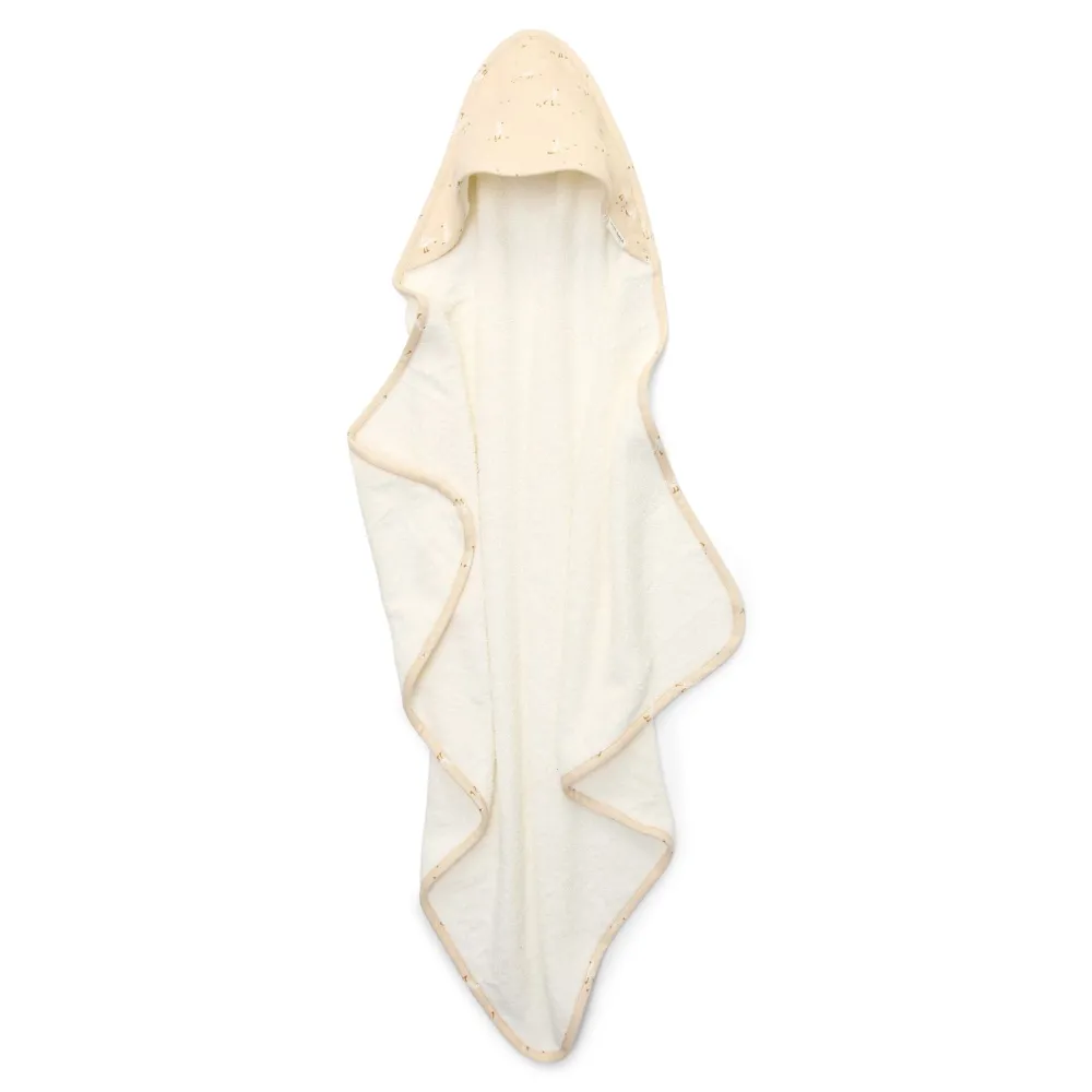 Little Dutch Badcape - Wit - 75 x 75 - Newborn Naturals - Little Goose