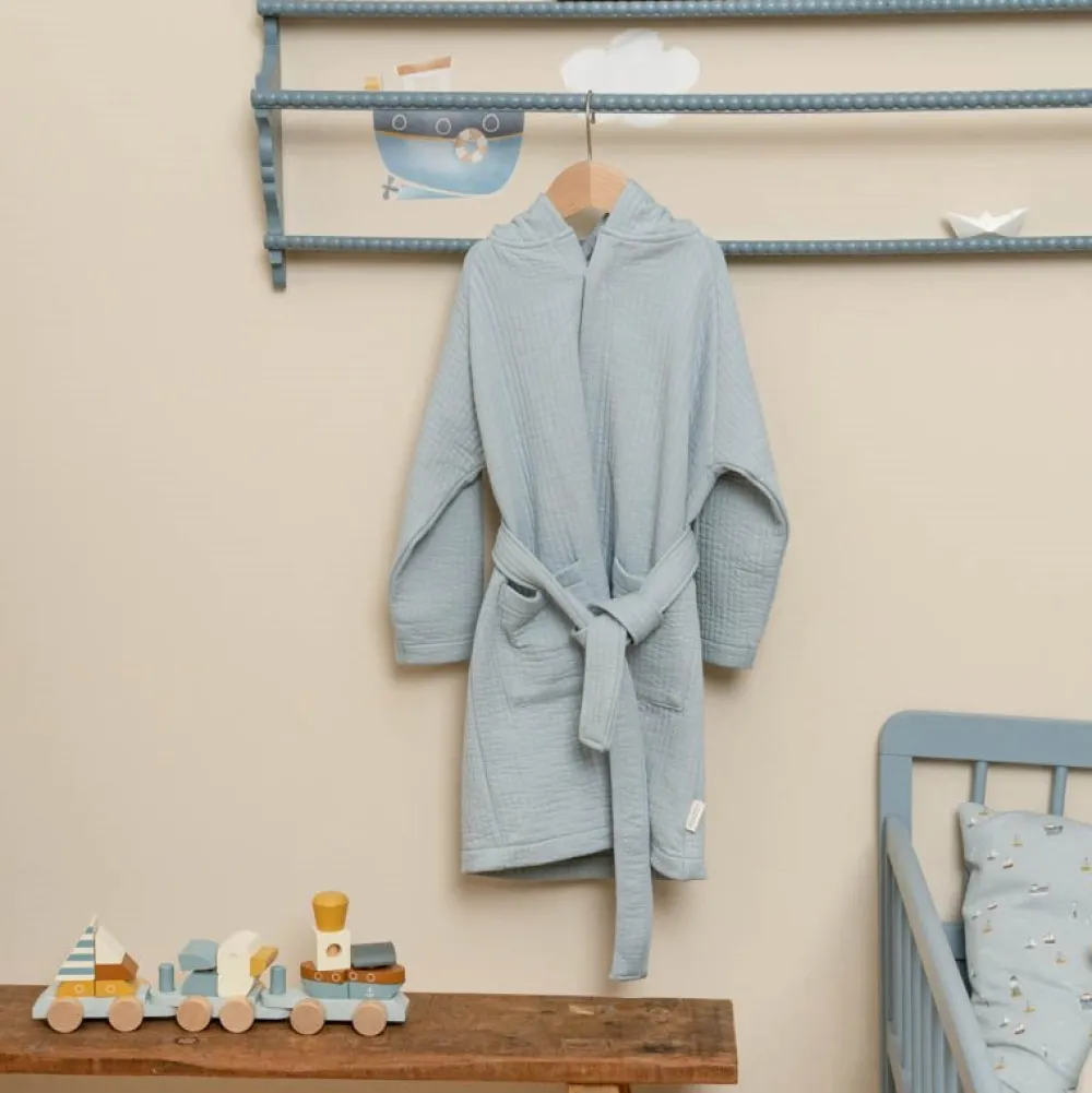 Little Dutch Badjas Pure Soft Blue - 98/104