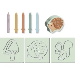 Little Dutch Badkrijtjes - Meerkleurig - Forest Friends