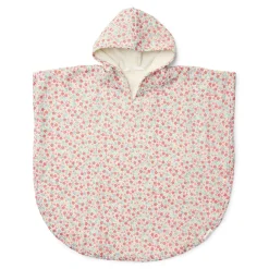 Little Dutch Badponcho - Meerkleurig - Maat one size - Sunny Flowers
