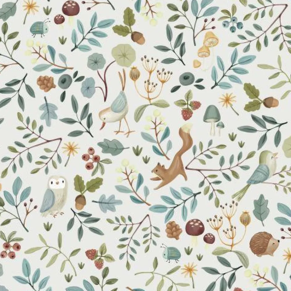 Little Dutch Behangstaal - Meerkleurig - Forest Friends - Forest Wonders