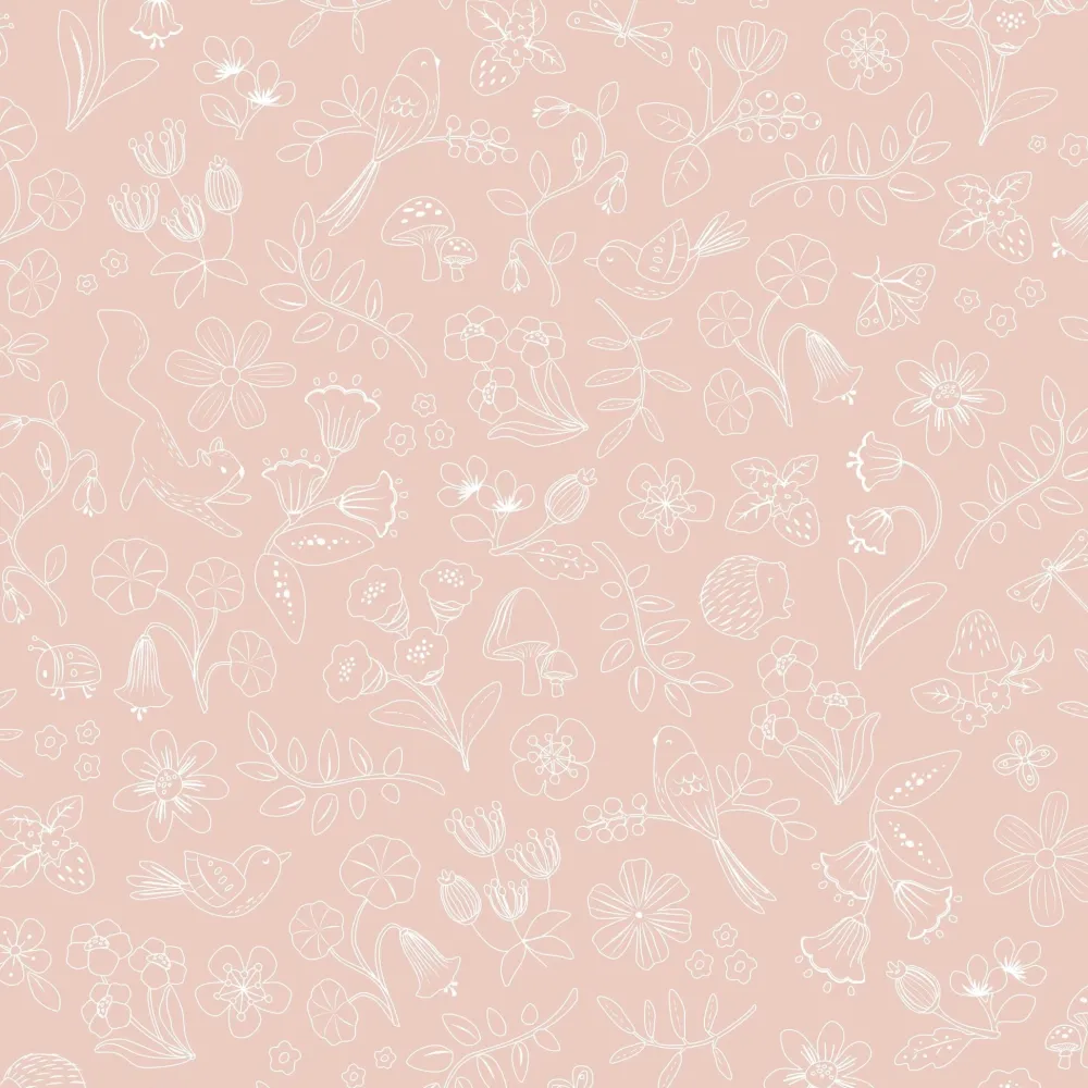 Little Dutch Behangstaal vliesbehang – Roze – Fairy Friends – Fairy Wonder