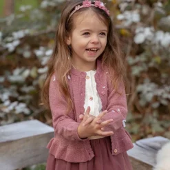 Little Dutch Blouse lange mouw - Met knoopjes - Wit - Fairy Garden