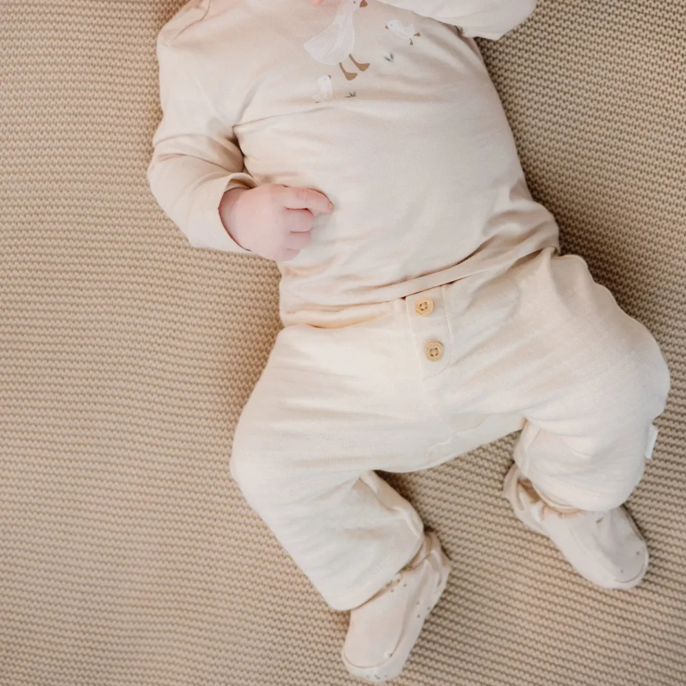 Little Dutch Broek - Beige - Newborn Naturals
