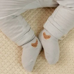 Little Dutch Broek - Blauw - Forest Friends - Gestreept