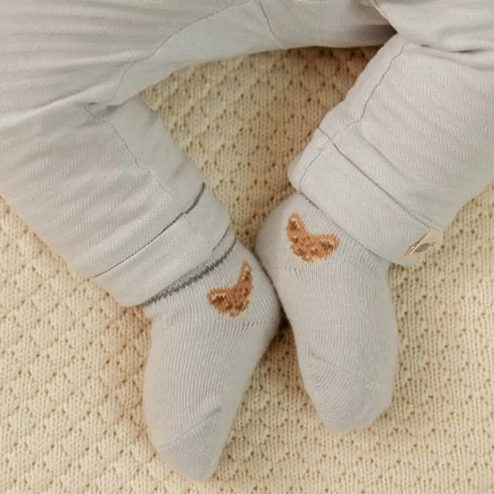 Little Dutch Broek - Blauw - Forest Friends - Gestreept