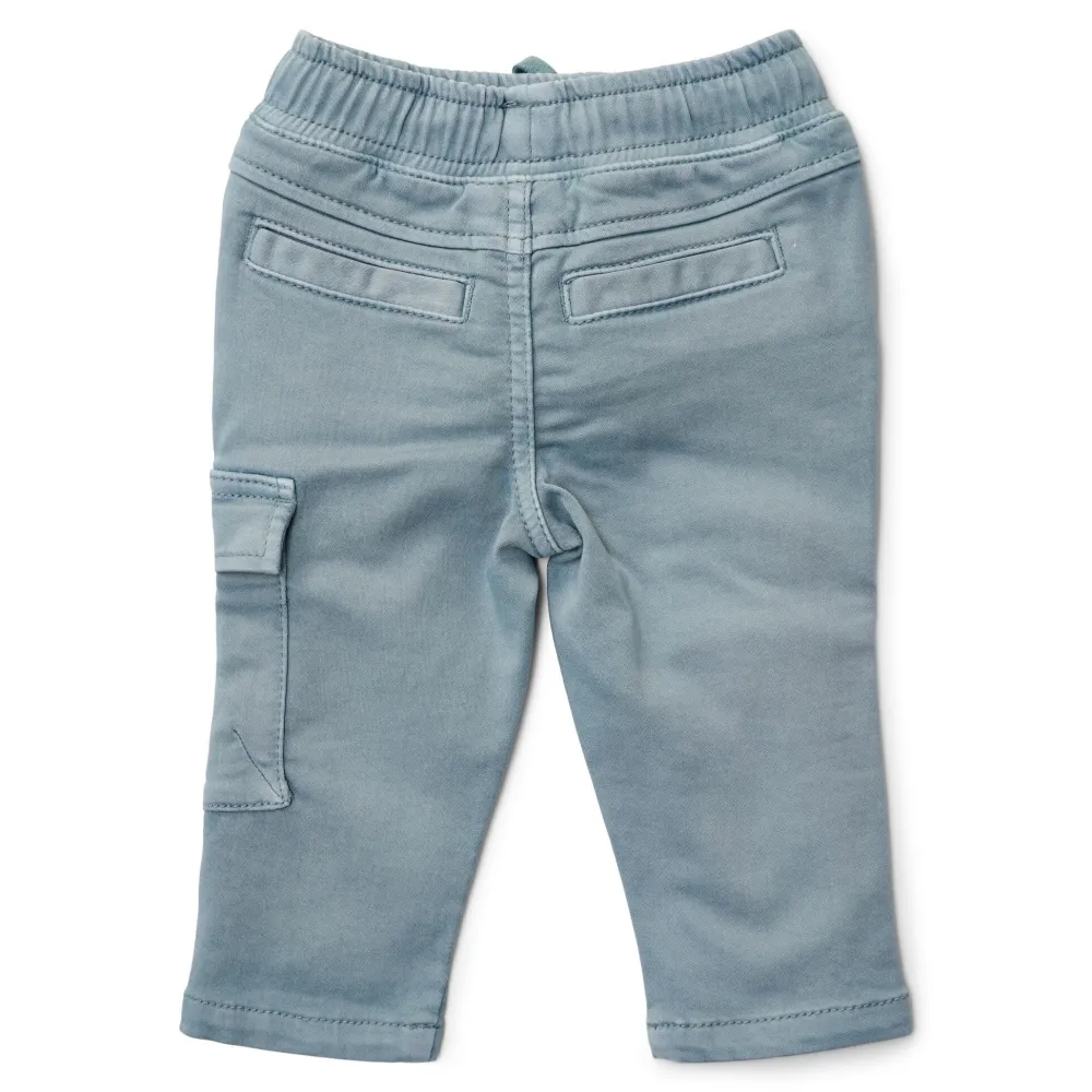 Little Dutch Broek - Joggingstof - Blauw - Forest Friends