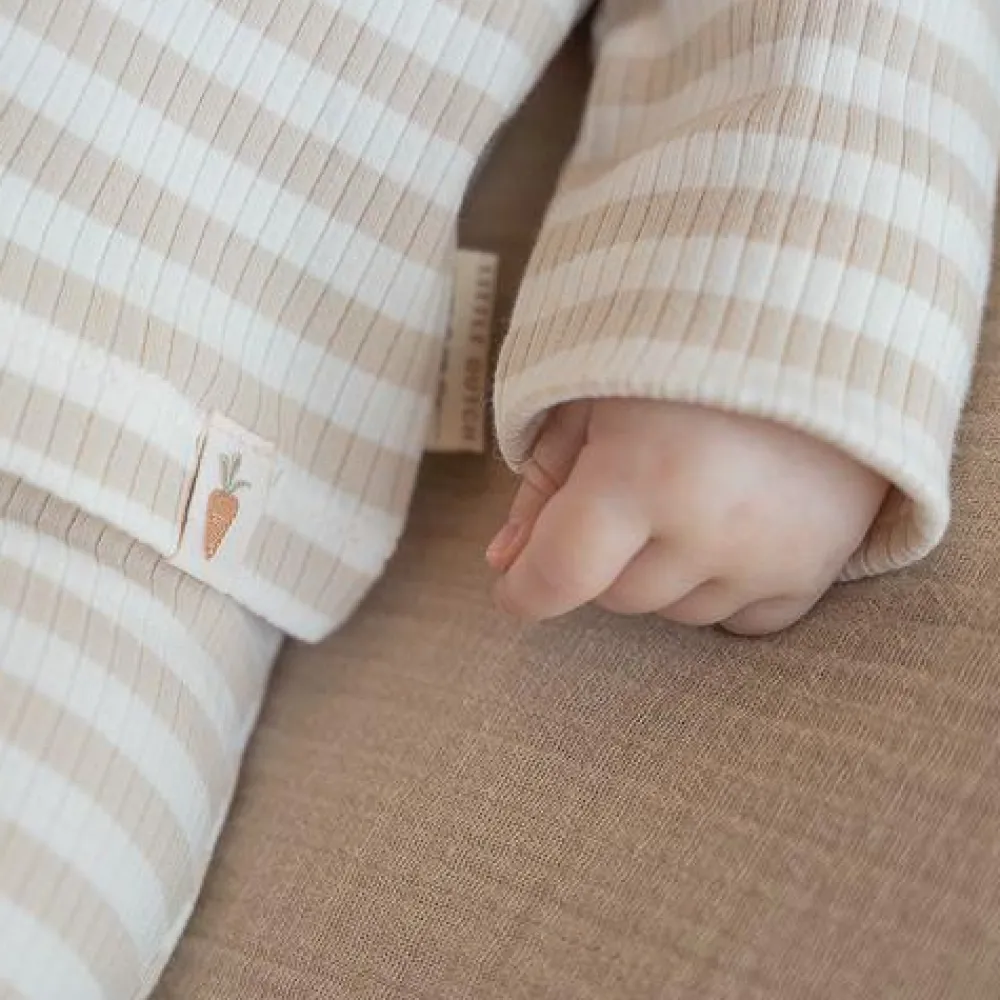 Little Dutch Broek - Zand - Newborn Naturals - Gestreept