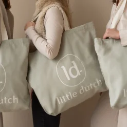 Little Dutch Canvas shopper - Groen