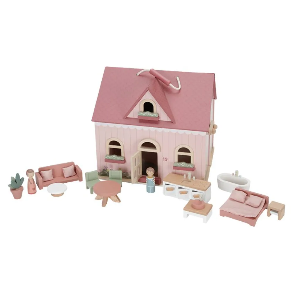 Little Dutch Draagbaar poppenhuis hout