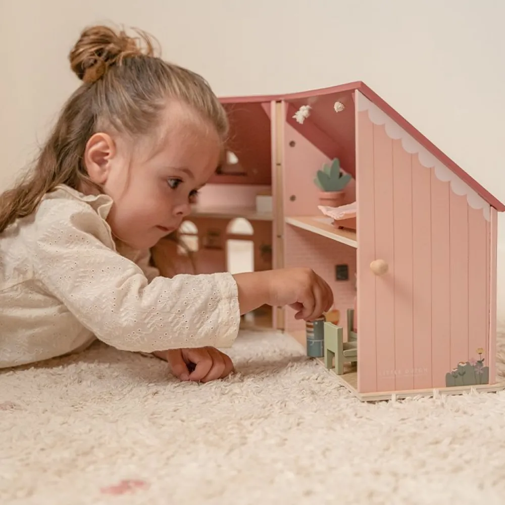 Little Dutch Draagbaar poppenhuis hout