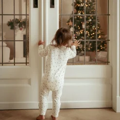 Little Dutch Eendelige kerst pyjama – Beige