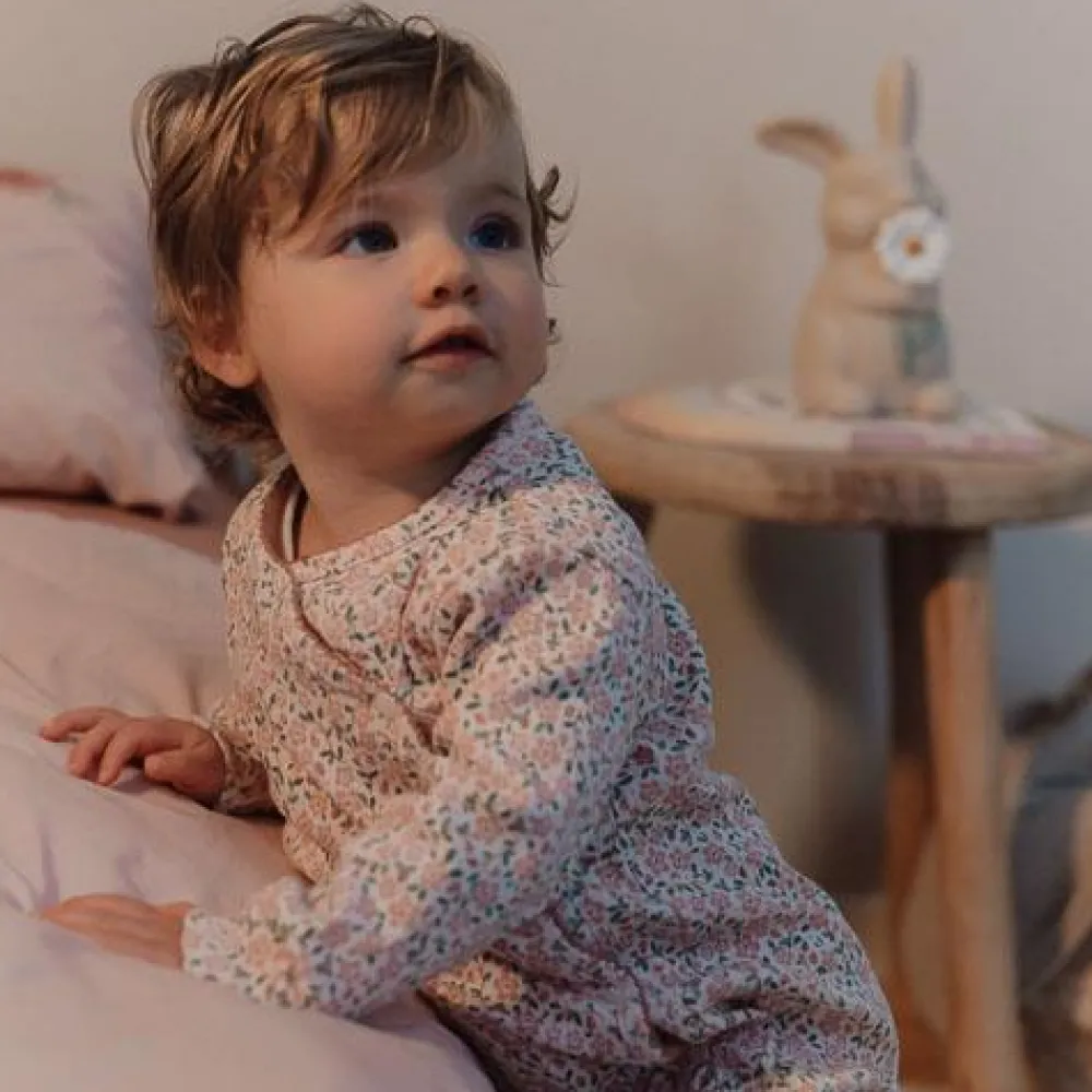 Little Dutch Eendelige pyjama - Roze - Fairy Garden - Fairy Floral