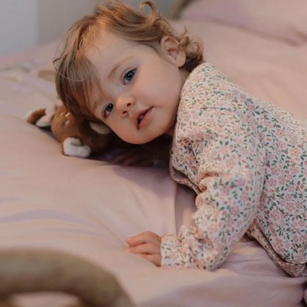 Little Dutch Eendelige pyjama - Roze - Fairy Garden - Fairy Floral