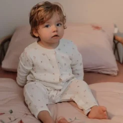 Little Dutch Eendelige pyjama - Wit - Fairy Garden - Fairy Blossom