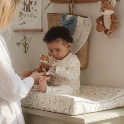 Little Dutch Eendelige pyjama - Wit - Forest Friends - Forest Treasures