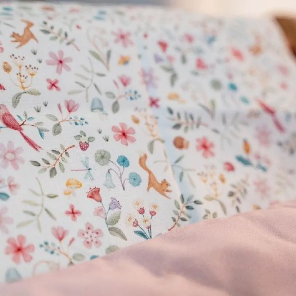 Little Dutch Eenpersoons dekbedovertrek - Meerkleurig - Fairy Garden - Fairy Wonders