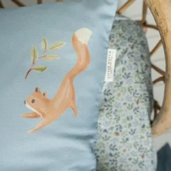 Little Dutch Eenpersoons hoeslaken - Blauw - Forest Friends - Forest Adventure