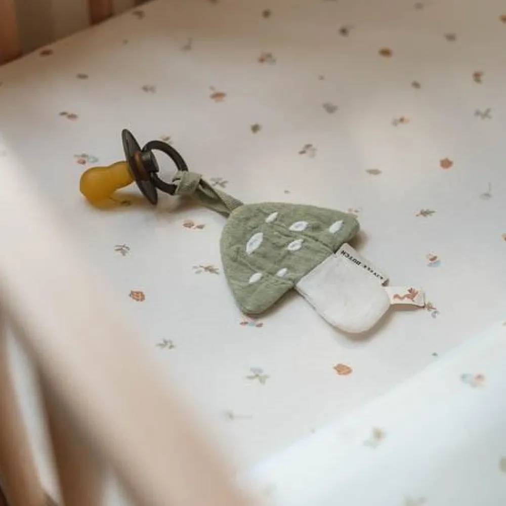 Little Dutch Eenpersoons hoeslaken - Wit - Maat Eenpersoons - Forest Friends - Forest Treasures