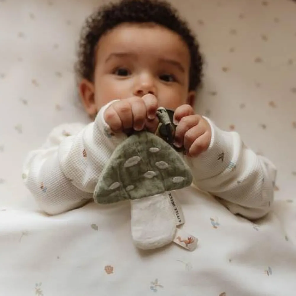 Little Dutch Eenpersoons hoeslaken - Wit - Maat Eenpersoons - Forest Friends - Forest Treasures