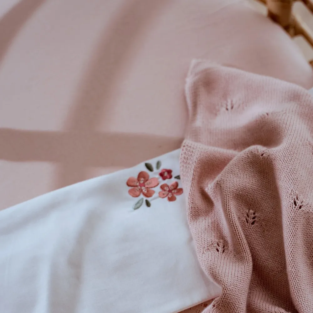 Little Dutch Eenpersoonshoeslaken - Roze - Essentials