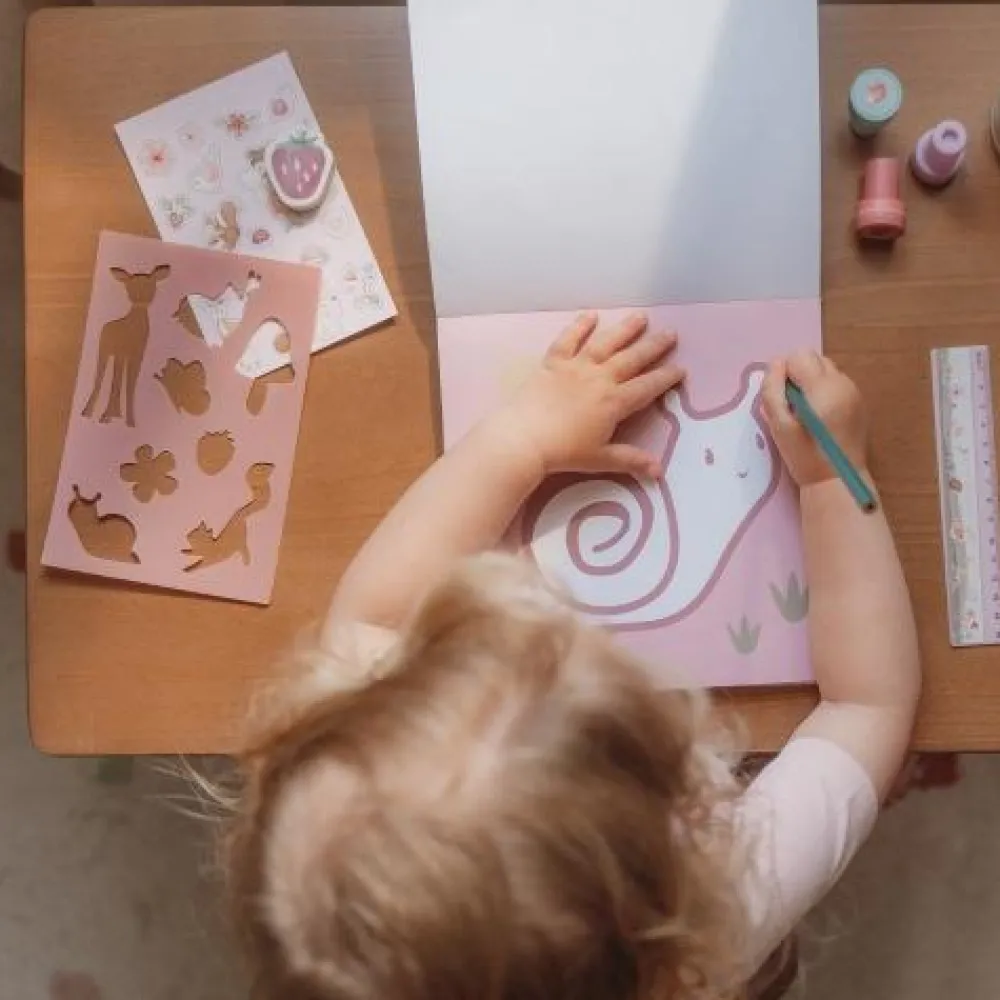 Little Dutch Etui met inhoud - Roze - Fairy Garden