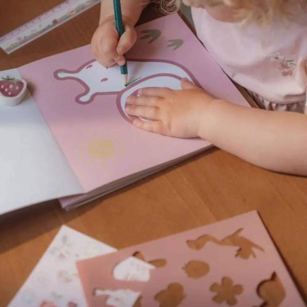 Little Dutch Etui met inhoud - Roze - Fairy Garden