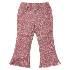 Little Dutch Flared broek - Roze - Fairy Garden - Bloemen
