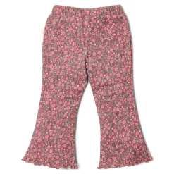 Little Dutch Flared broek - Roze - Fairy Garden - Bloemen