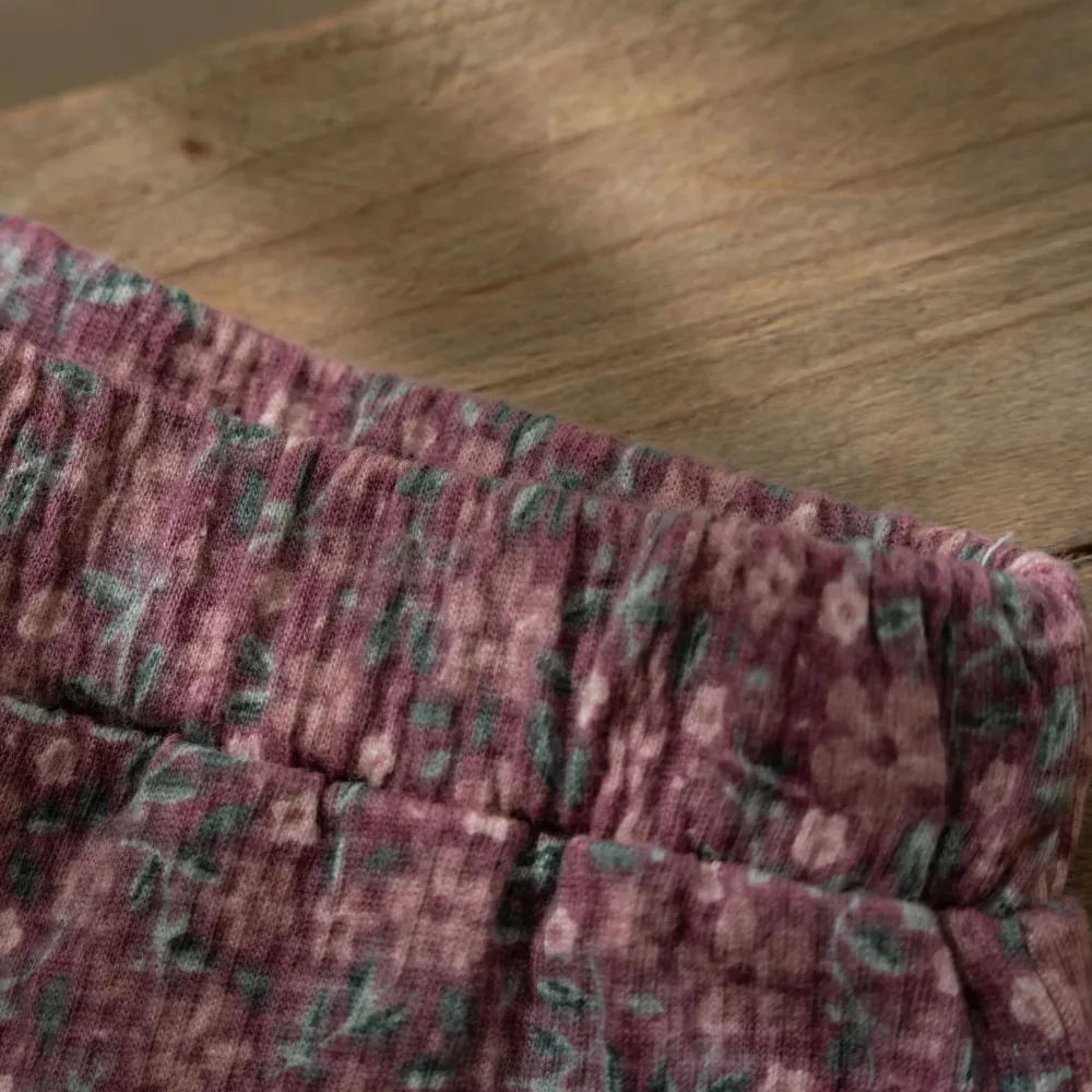 Little Dutch Flared broek - Roze - Fairy Garden - Bloemen