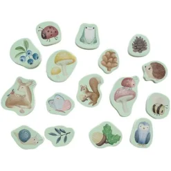 Little Dutch Foam figuren - Meerkleurig - Forest Friends