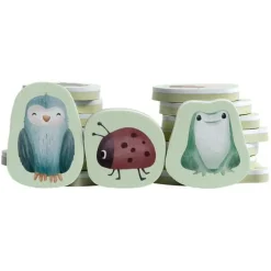 Little Dutch Foam figuren - Meerkleurig - Forest Friends