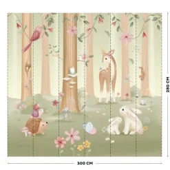 Little Dutch Fotobehang - Meerkleurig - Fairy Garden