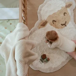 Little Dutch Gebreid ledikantdeken - Fleece – Wit – Essentials