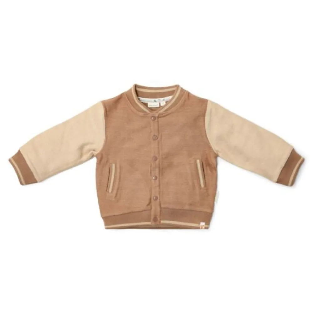 Little Dutch Gebreid vest - Bruin - Forest Friends