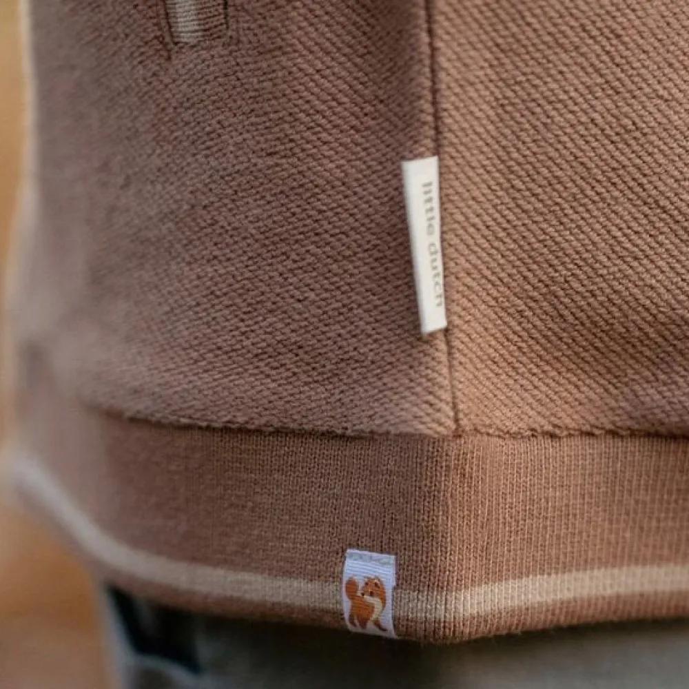 Little Dutch Gebreid vest - Bruin - Forest Friends